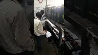 Specific gravity checking!  IPS battery!  Railway Signalling 🚂🏭⚒️