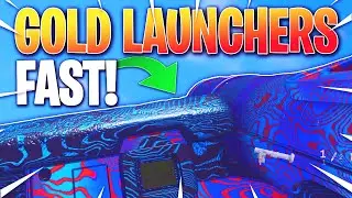 Fastest Way to Unlock Gold Launchers! Easy Gold Launcher Guide! Damascus Camo Tips and Tricks CoD MW