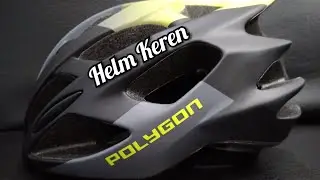 Helm Sepeda Polygon Rustle. Keren!!!