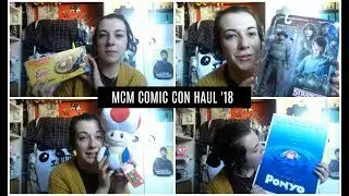 mcm comic con haul 2018.