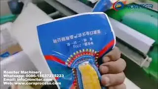 Rolling Type Instant Sweet Corn Vacuum Sealing Packing Machine