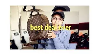 Купил сумку LOUIS VUITTON стоимостью 2900 долларов за 1000 долларов / Распаковка рюкзака Palmsprings MM