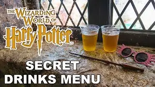 TRYING WIZARDING WORLD OF HARRY POTTER SECRET DRINKS | Universal Studios Orlando