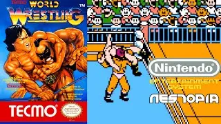 Tecmo World Wrestling (1990) Nintendo Entertainment System (NES) Gameplay in HD (Nestopia)