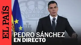 DIRECTO | Pedro Sánchez realiza una declaración institucional en la Moncloa | EL PAÍS