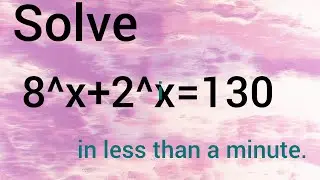 International Math Olympiad/Tricky Exponential Equation/Shortest Solution