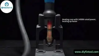 Smart hot air gun helps you desolder perfect