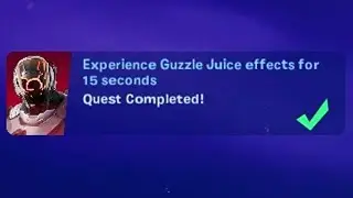 Experience Guzzle Juice Effects for 15 Seconds (1) - Fortnite Week 4 Season Quest