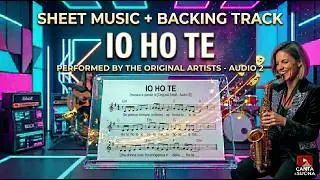Io ho te (Audio2)  Bb Score sheet music