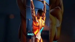 Strict Pull-Up Anatomy Animation: Lat, Biceps & Upper-Back Activation