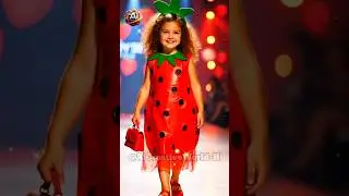 Trending Baby Fashion show | Sparkling Runway #fashiontrends #babyfashion #shorts #AiCreativeWorld-H