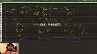 I Turned the World Map Into Piano Music (MIDI Art)
