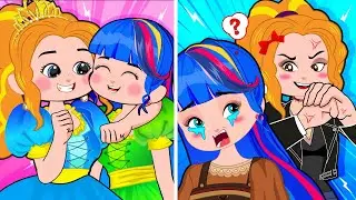 POOR PRINCESS LIFE: My Sister Vs Your Sister - Hillarious Cartoon Animation | SM Story Animated