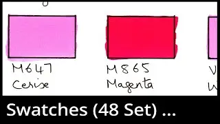 Swatches: Winsor & Newton Promarker Brush (48 Set)