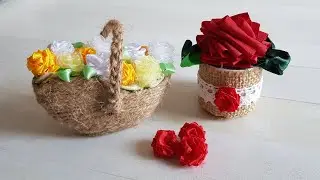BOMBONIERE fai te: 2 idee con TAPPI di PLASTICA - riciclo creativo tutorial #80