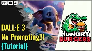 Dall-E 3 with Chat GPT Plus: No Prompting (Workflow Tutorial)