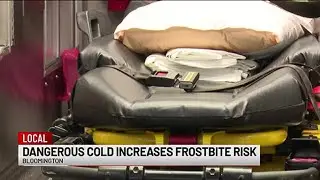 Dangerous cold increases frostbite risk