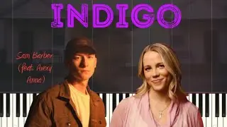 Sam Barber - Indigo [feat. Avery Anna] (Piano Tutorial)