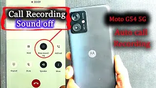 Moto g54 mobile call recording Annauncement off | Google Dialer Call Recording without Announcement