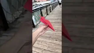 This $0 Paper Plane Flies BETTER Than a Drone 😱✈️