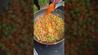 Carrot and peas vegetable #shorts