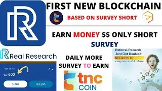 First New Block chain | Tnc and playfuel coin | Earn only short survey $$  Technical Arjun