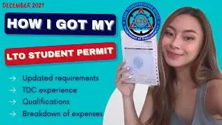 HOW I GOT MY LTO STUDENT PERMIT (TDC EXPERIENCE, UPDATED REQUIREMENTS, QUALIFICATIONS & EXPENSES)