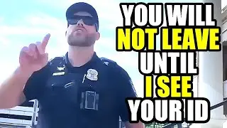 Power-Tripping Cop Gets Ego Bruised & Demands ID From Genius Auditor Who Knew His Rights!