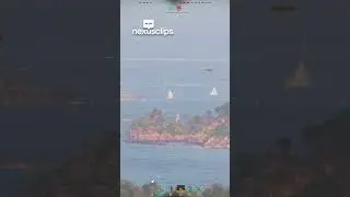 Nagato Kills Battleship 💥 Long-Range AP Citadel Hit  #WorldOfWarships #WOWS #CitadelHit