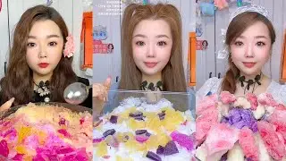 ASMR Crunchy Ice Mukbang Eating Show | Relaxing Sounds | #174