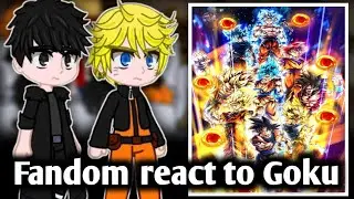 || 🇬🇧🇲🇽🇧🇷 || DBZ || Fandom React to Goku || Fandom react to each other ||