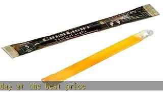 Cyalume ChemLight Military Grade Chemical Light Sticks, Orange, Ultra High Intensity, 6