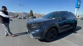 See Cristian at Apple Valley Honda for a Gas or Hybrid 2025 Honda CR-V!