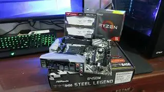 review Ryzen 5 3600 dg board Asrock B450M STEEL LEGEND