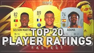 TOP 20 FASTEST PLAYERS IN FIFA20