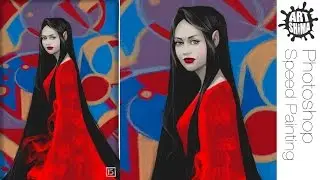 Speed Digital painting Photoshop CS6/ Рисование в Фотошопе