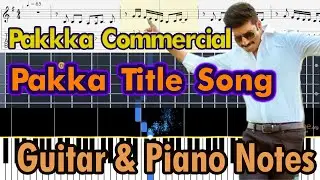 Pakka Commercial Title Song | Pakka | EASY Tutorial for Guitar & Piano | Guitar Tabs | Piano Notes