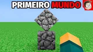 Investiguei O PRIMEIRO MUNDO de Minecraft!