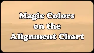 MTG Colors on the D&D Alignment Chart