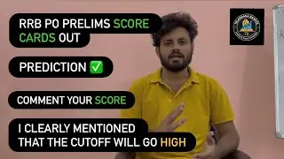 RRB PO PRELIMS SCORECARDS OUT | PREDICTION IS ALMOST RIGHT | COMMENT YOUR SCORE | HIGH CUTOFFS