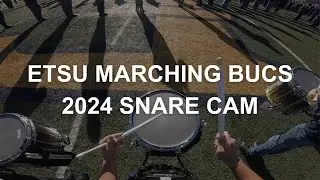 ETSU Marching Bucs 2024 Snare Cam