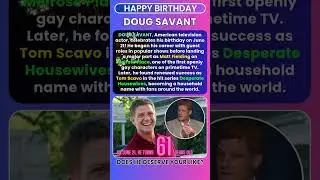 Happy Birthday Doug Savant