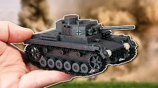 ТАНК В НОВОМ МАСШТАБЕ. Pz III / ОБЗОР ТАНКА COBI / мир танков