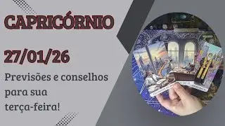 CAPRICÓRNIO ♑ 27/01/26 O que você está construindo vai crescer prosperar 🌳