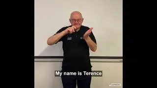 Auslan with Terence