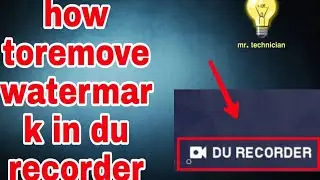 How to remove watermark in du recorder