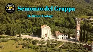 Semonzo del Grappa 4K Drone Footage of Italy
