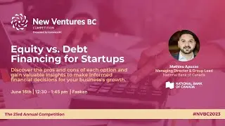 Startup Seminar Series: Equity vs. Debt Financing for Startups
