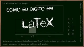 Como digitar quest&atilde;o de concurso em LaTeX
