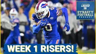 Biggest Dynasty RISERS Coming Out Of Week 1 | Keon Coleman = Top 30 WR?